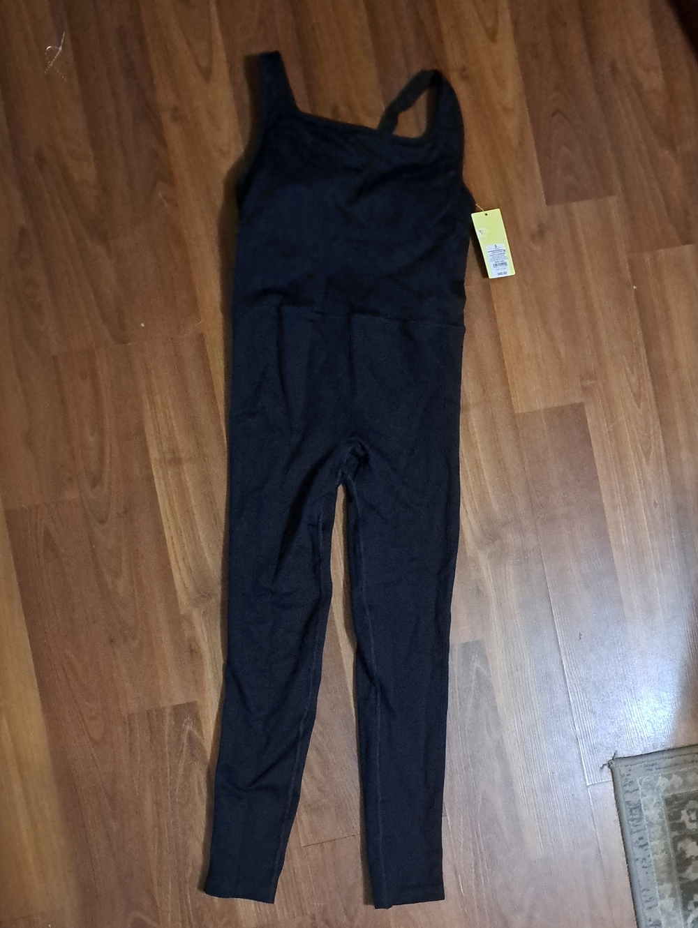 all in motion Black Tank-Style One-Piece Jumpsuit